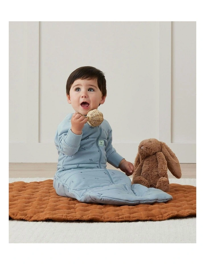 Sleeping Bag 2.5 TOG Sleeved Dragonflies in Baby Blue image 2
