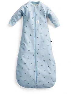 Sleeping Bag 1.0 TOG Sleeved Dragonflies in Baby Blue