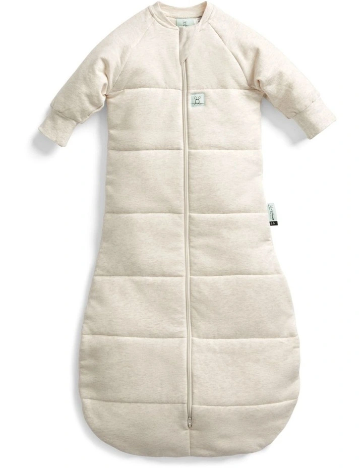 Sleeping Bag 2.5 TOG Sleeved Oatmeal Marle in Beige image 1