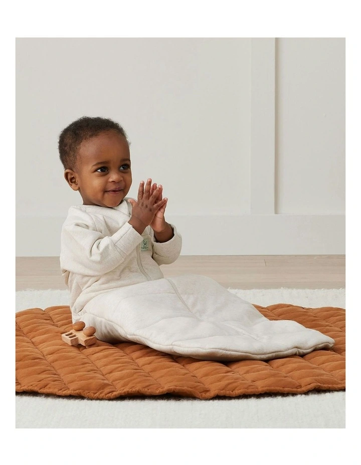 Sleeping Bag 2.5 TOG Sleeved Oatmeal Marle in Beige image 2