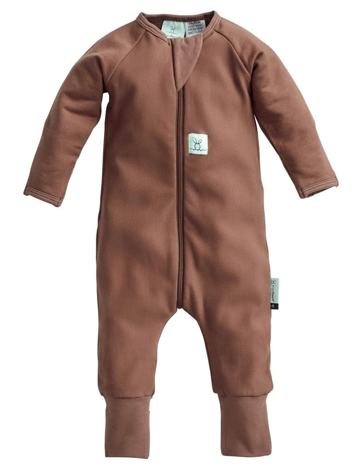Long Sleeve Layer 1.0 TOG Bodysuit in Cocoa image 1