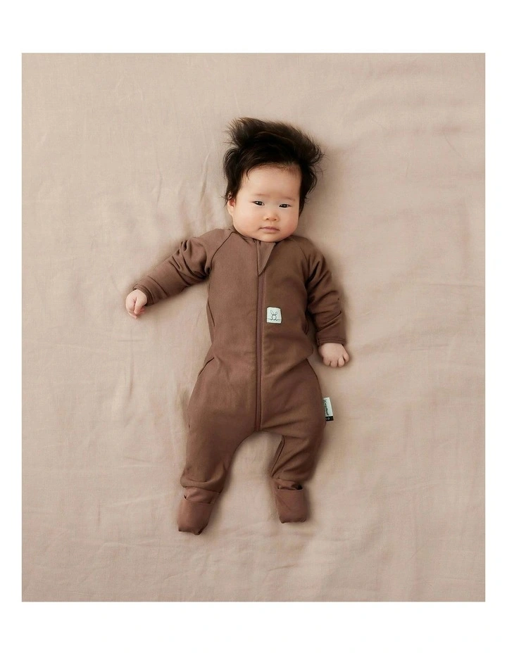Long Sleeve Layer 1.0 TOG Bodysuit in Cocoa image 2
