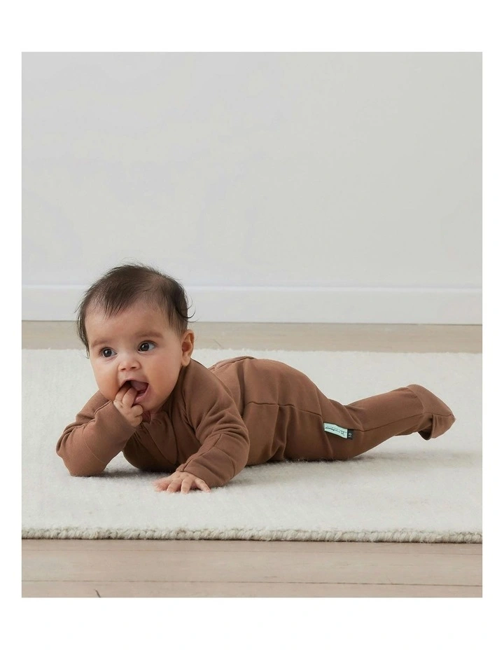 Long Sleeve Layer 1.0 TOG Bodysuit in Cocoa image 3