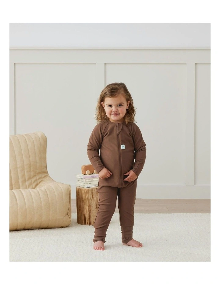 Long Sleeve Layer 1.0 TOG Bodysuit in Cocoa image 5