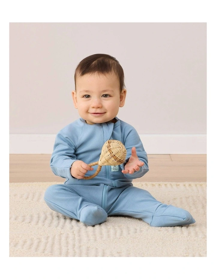 Long Sleeve Layer 1.0 TOG Bodysuit in Blue image 2