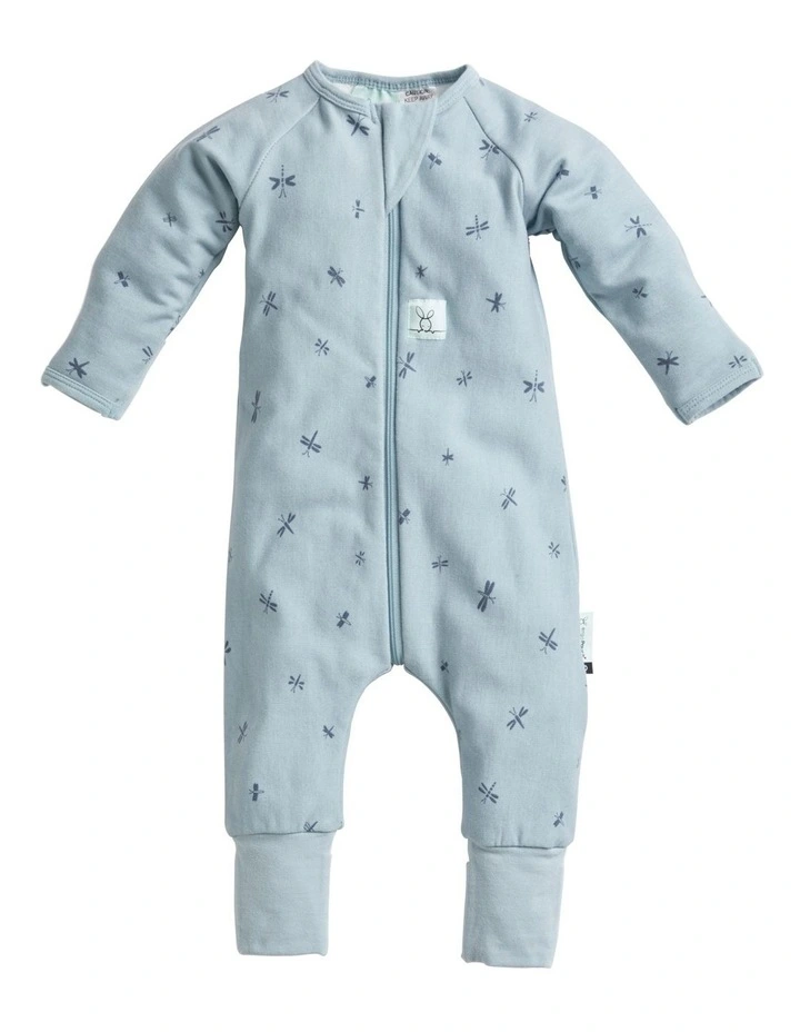 Long Sleeve Layer 1.0 TOG Dragonflies in Baby Blue image 1