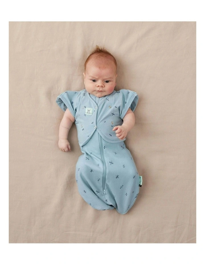 Butterfly Cardi Dragonflies in Baby Blue image 4