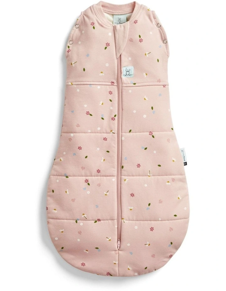 Cocoon Swaddle Bag 2.5 TOG Daisies in Baby Pink image 1