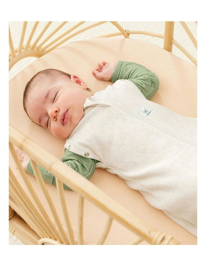 Cocoon Swaddle Bag 0.2 TOG Oatmeal Marle in Beige image 3
