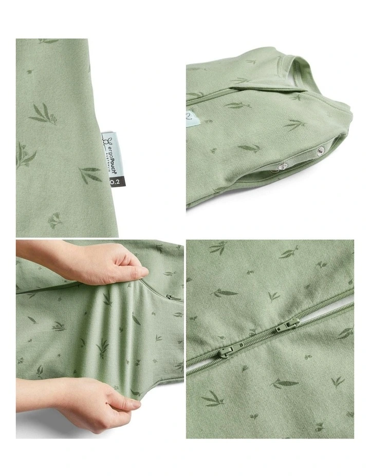 Cocoon Swaddle Bag 0.2 TOG Oatmeal Marle in Beige image 6