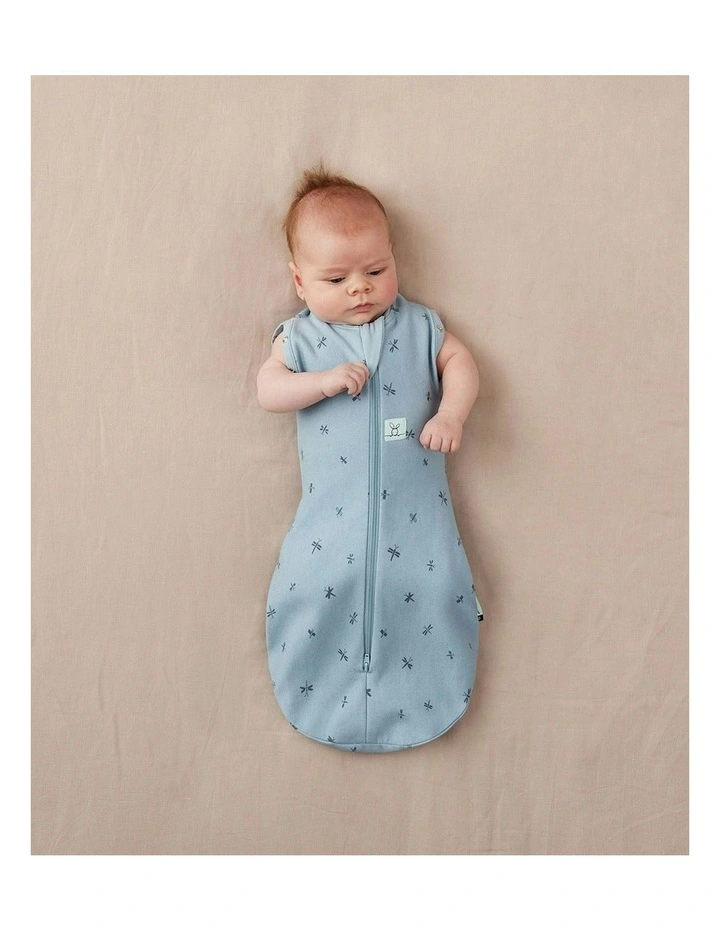 Cocoon Swaddle Bag 1.0 TOG Dragonflies in Baby Blue image 3