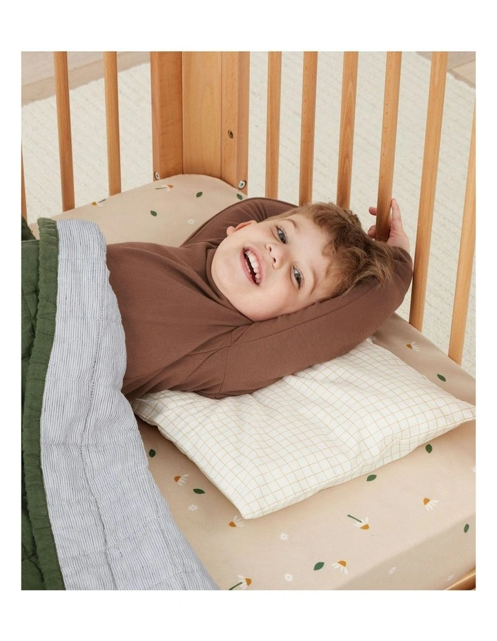 Organic Toddler Pillow And Case in Multi image 2