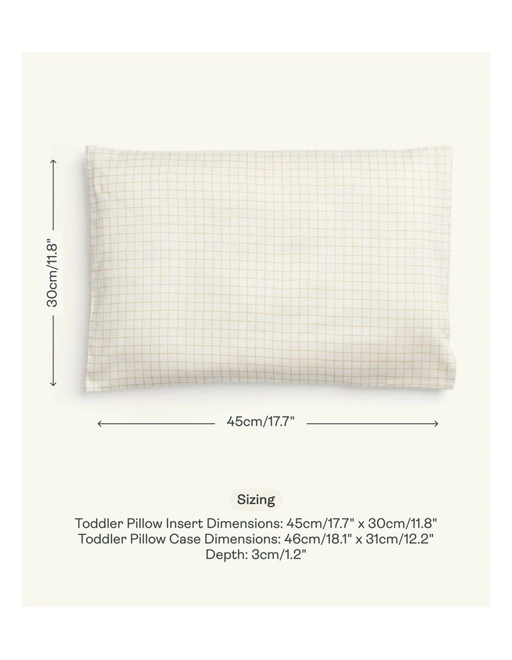 Organic Toddler Pillow And Case in Multi image 4