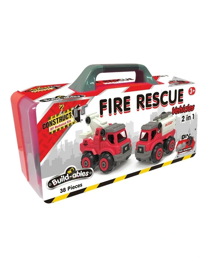 Buildables Fire Rescue Vehicles 2 in 1 image 1