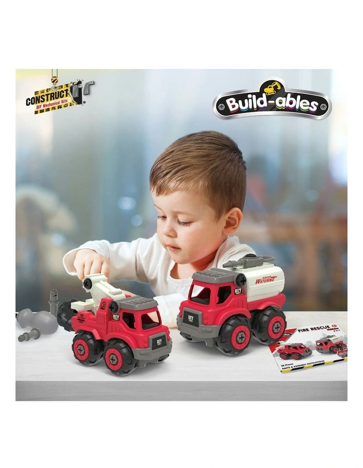 Buildables Fire Rescue Vehicles 2 in 1 image 4