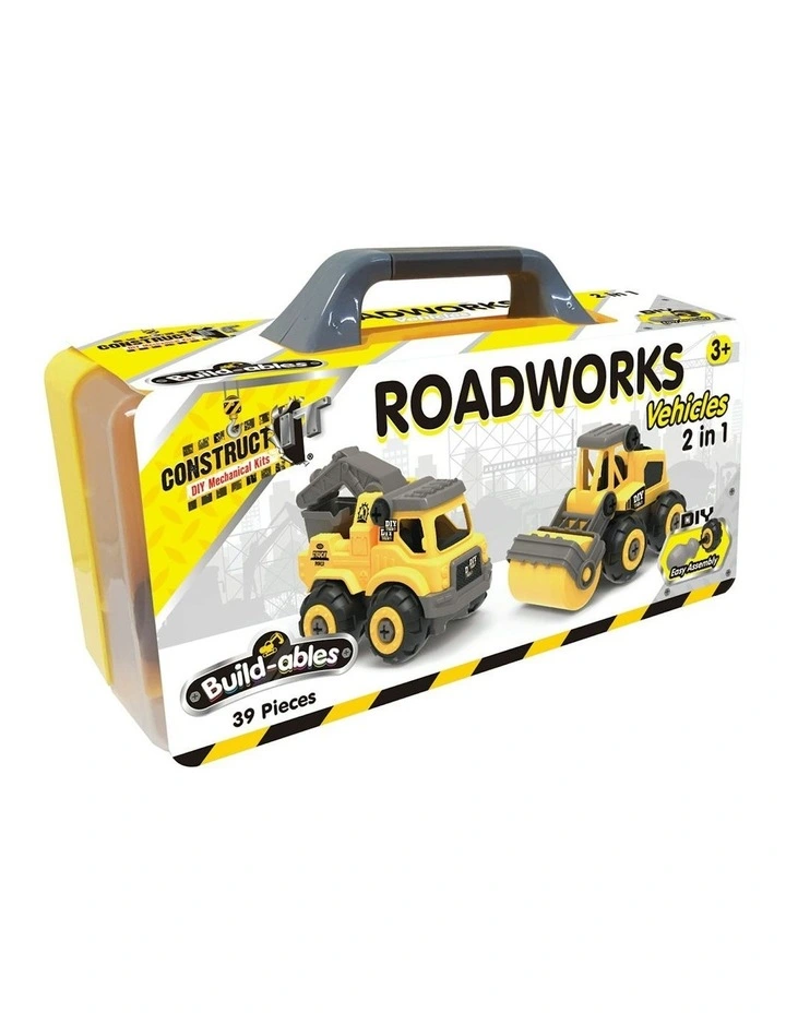 Buildables Roadworks Vehicles 2 in 1 image 1