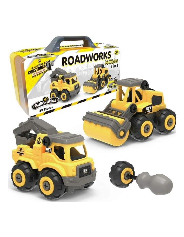 Buildables Roadworks Vehicles 2 in 1 image 3