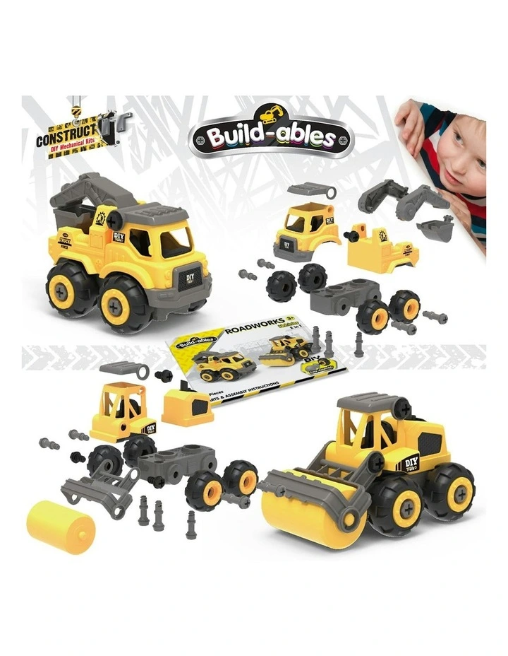 Buildables Roadworks Vehicles 2 in 1 image 4