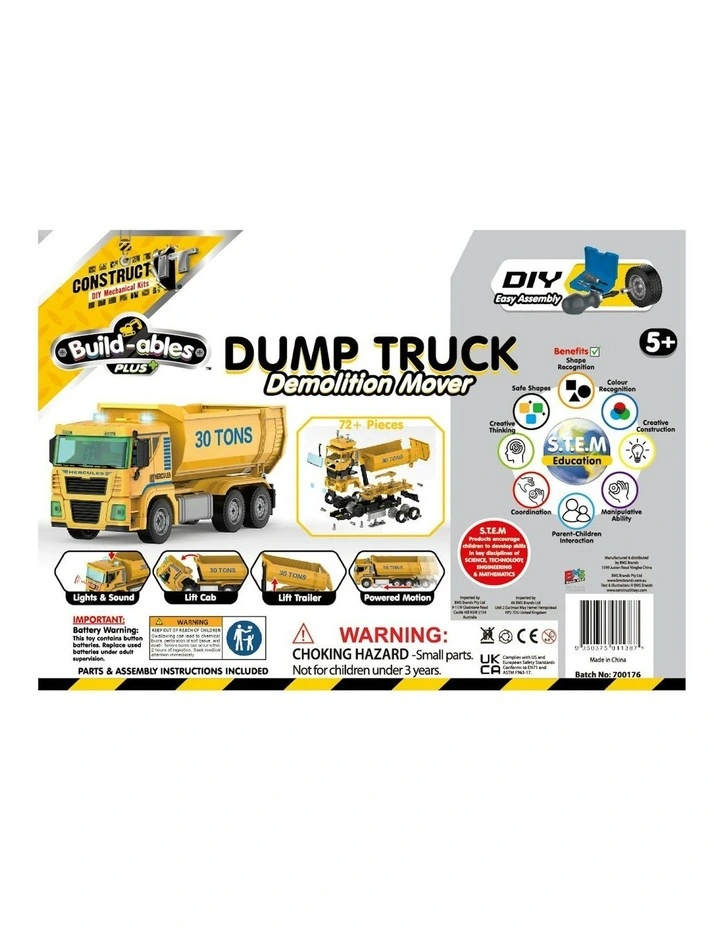 Buildables Plus Dump Truck, Demolition Mover image 4
