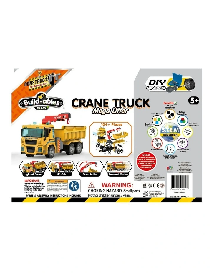 Buildables Plus Crane Truck, Mega Lifter image 4