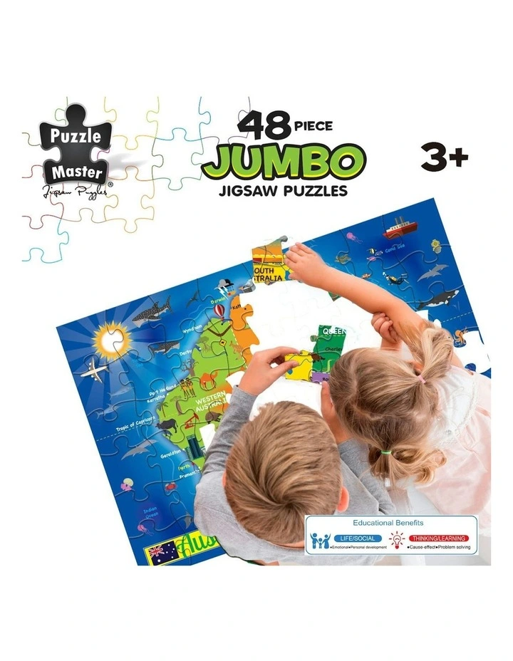 48 Piece Jumbo Floor Puzzle Aussie Map image 6