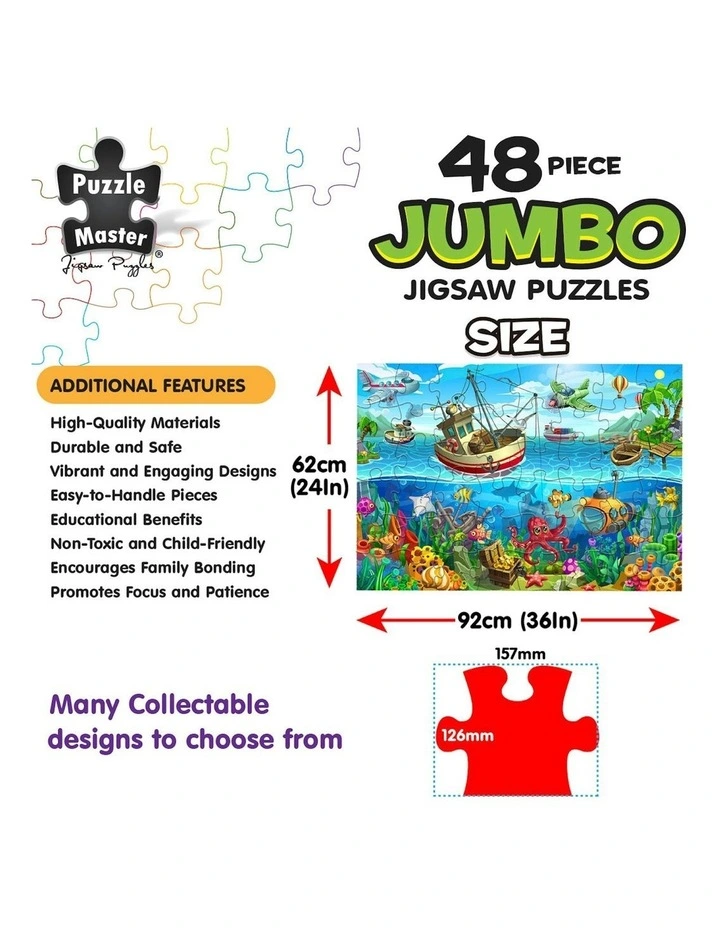 Jumbo Floor Puzzle Fishermans Wharf 48 Piece image 2
