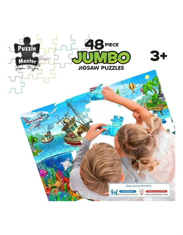 Jumbo Floor Puzzle Fishermans Wharf 48 Piece image 4