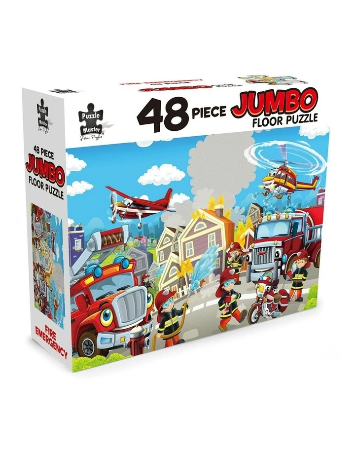 Jumbo Puzzles Fire Emergency 48 Piece image 1