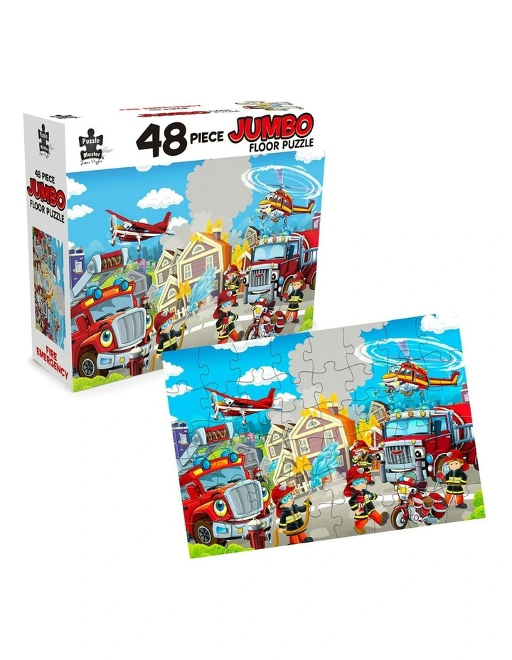 Jumbo Puzzles Fire Emergency 48 Piece image 2