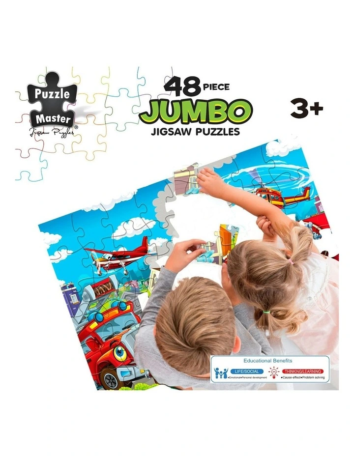 Jumbo Puzzles Fire Emergency 48 Piece image 6