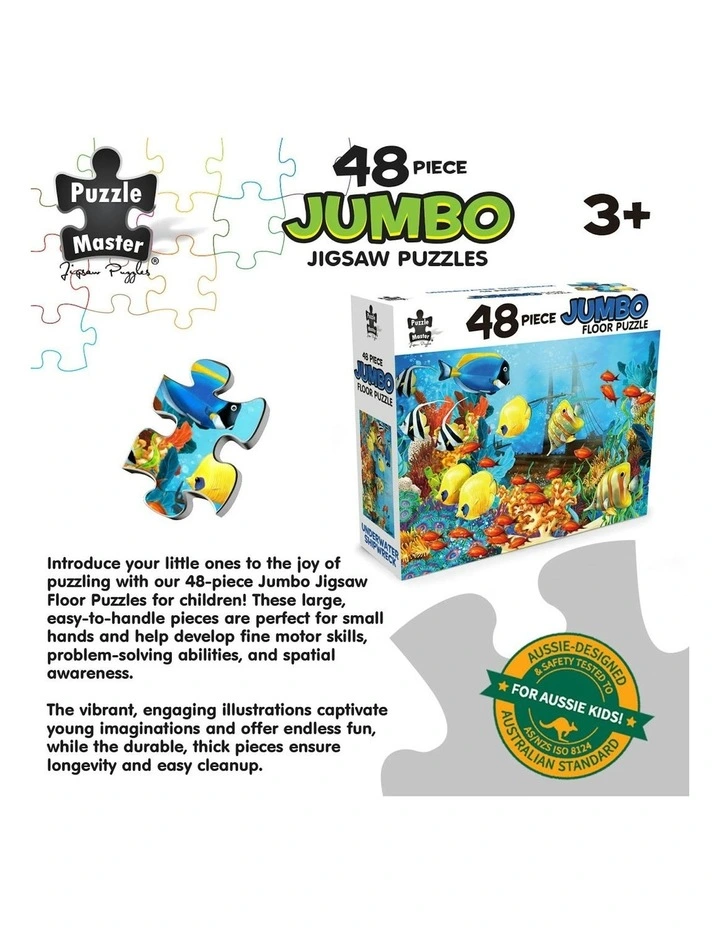 Jumbo Floor Puzzle Underwater Shipwreck 48 Piece image 7