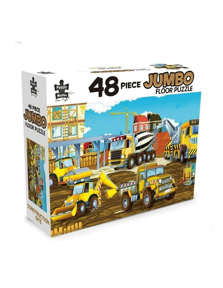 Jumbo Floor Puzzle Construction Site 48 Piece image 1