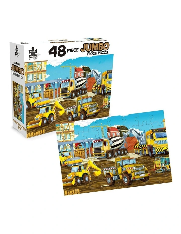 Jumbo Floor Puzzle Construction Site 48 Piece image 2
