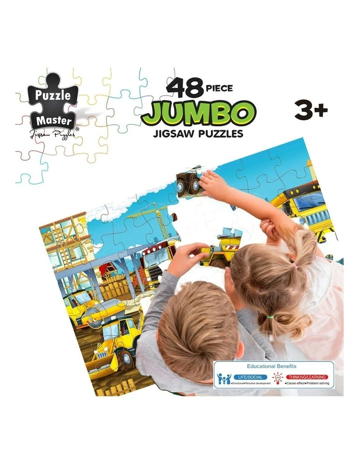 Jumbo Floor Puzzle Construction Site 48 Piece image 6