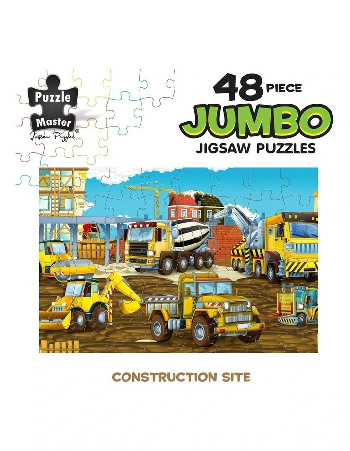 Jumbo Floor Puzzle Construction Site 48 Piece image 7