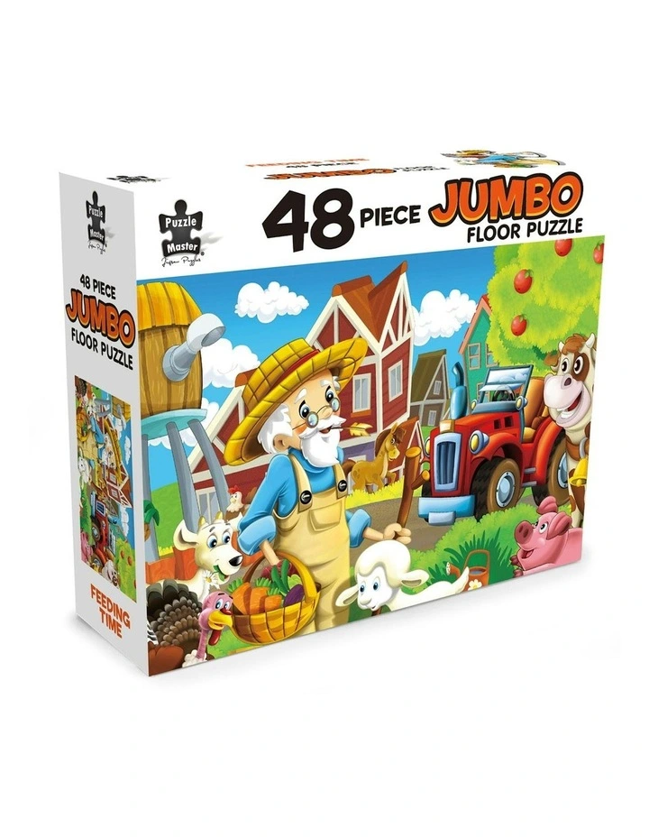 Jumbo Puzzles Feeding Time 48 Piece image 1