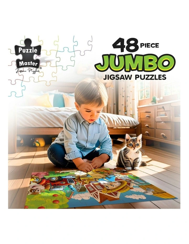 Jumbo Puzzles Feeding Time 48 Piece image 4