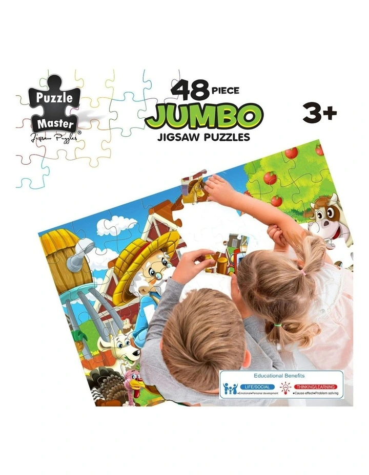 Jumbo Puzzles Feeding Time 48 Piece image 5