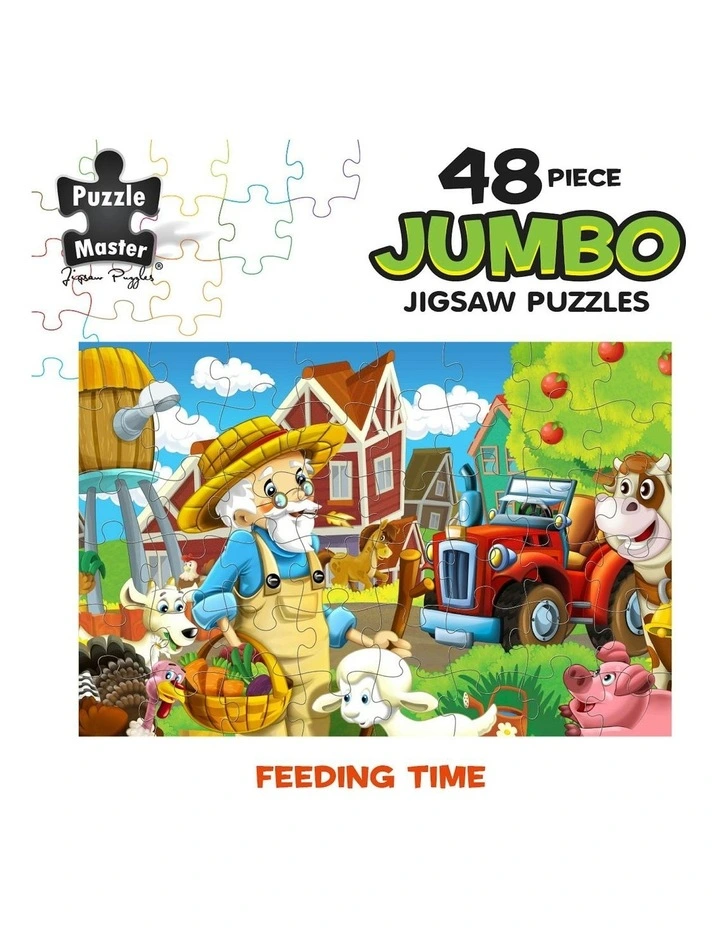 Jumbo Puzzles Feeding Time 48 Piece image 6