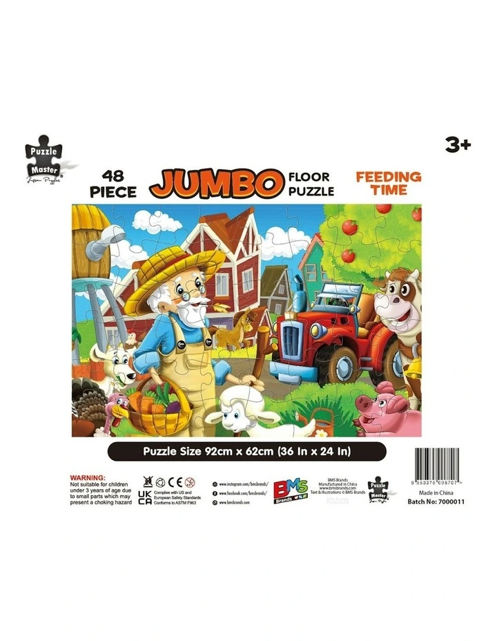 Jumbo Puzzles Feeding Time 48 Piece image 7