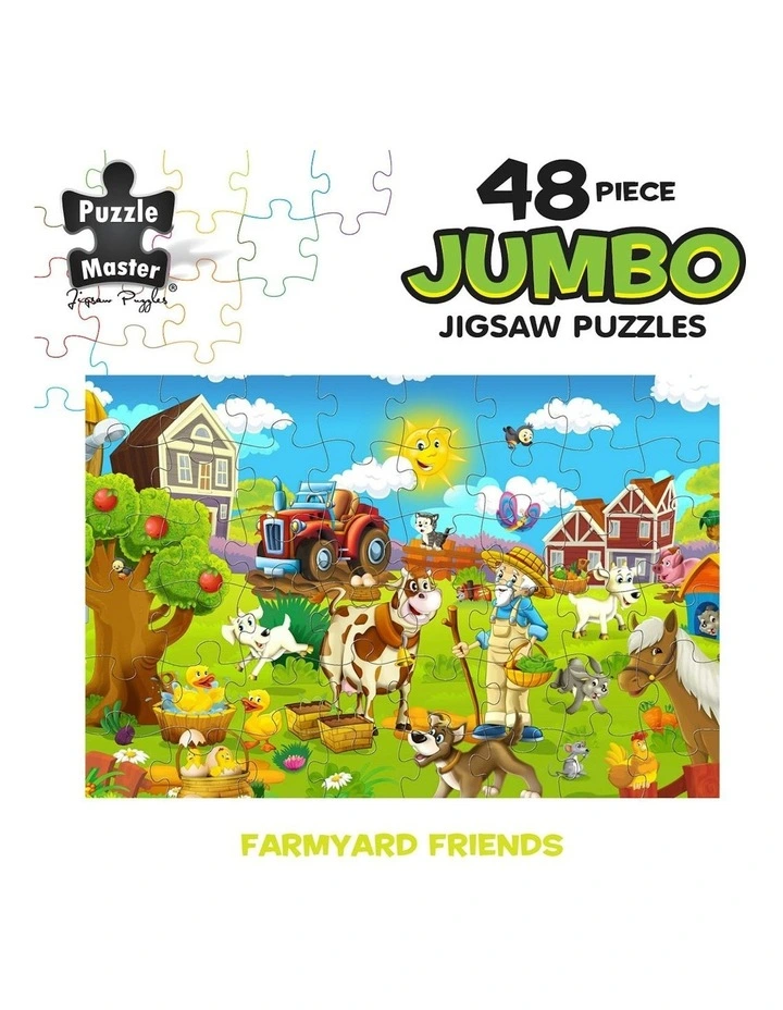 Jumbo Floor Puzzle Farmyard Friends 48 Piece image 4