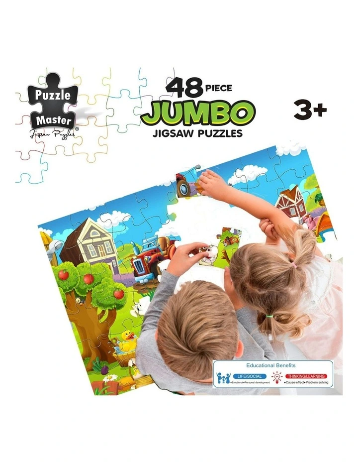 Jumbo Floor Puzzle Farmyard Friends 48 Piece image 6