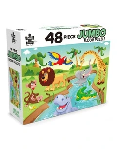 Jumbo Floor Puzzle Safari Splash 48 Piece