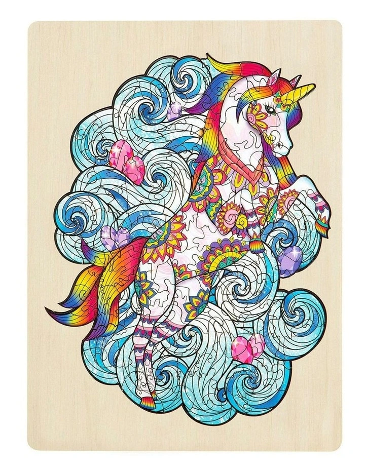 Wooden Jigsaw Unicorn Puzzle 129 Piece image 2