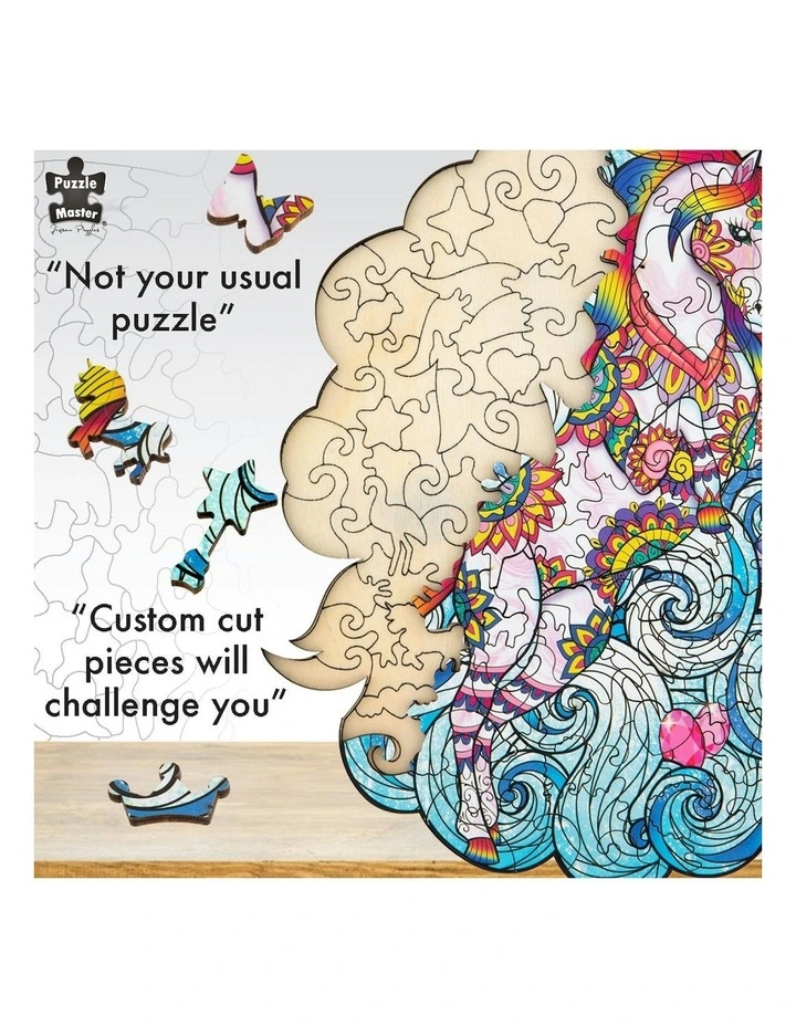 Wooden Jigsaw Unicorn Puzzle 129 Piece image 5