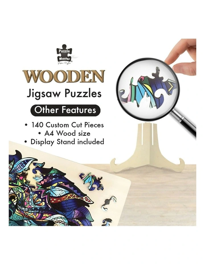 Wooden Jigsaw Wolf Puzzle 132 Piece image 6