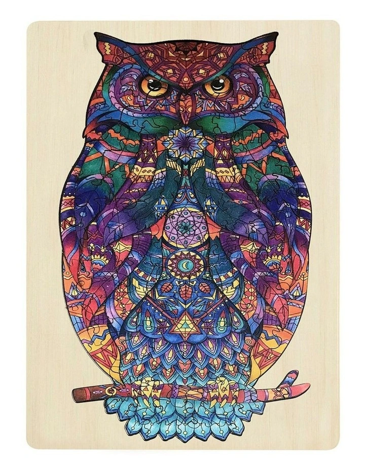 Wooden Owl Jigsaw Puzzle 130 Piece image 2