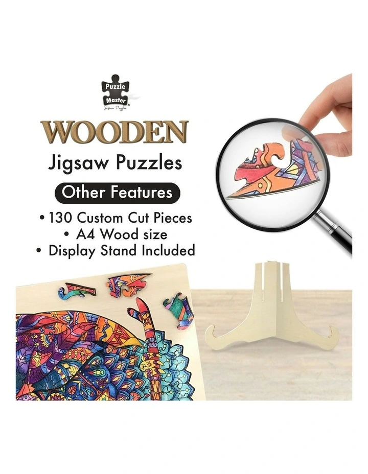 Wooden Owl Jigsaw Puzzle 130 Piece image 4