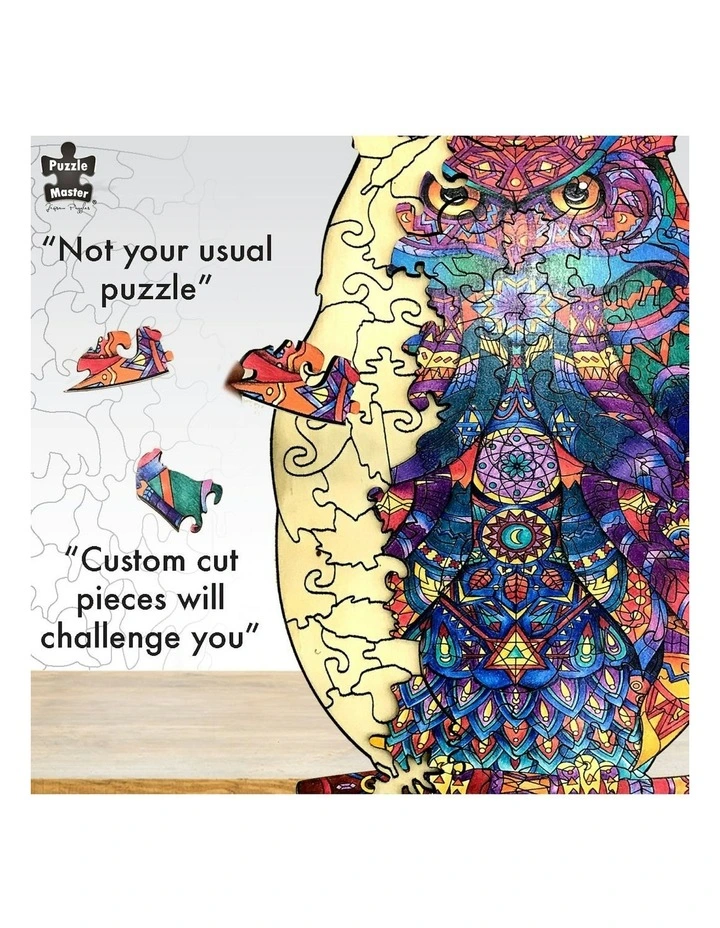 Wooden Owl Jigsaw Puzzle 130 Piece image 5