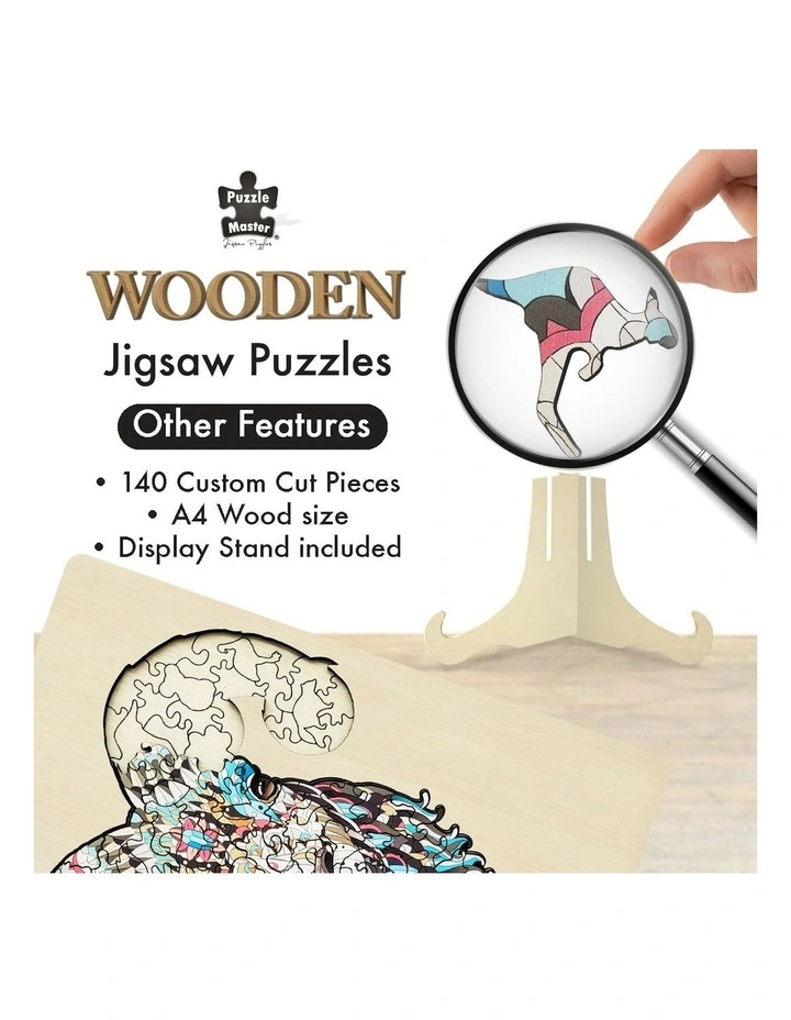 Wooden Ram Jigsaw Puzzle 133 Piece image 4